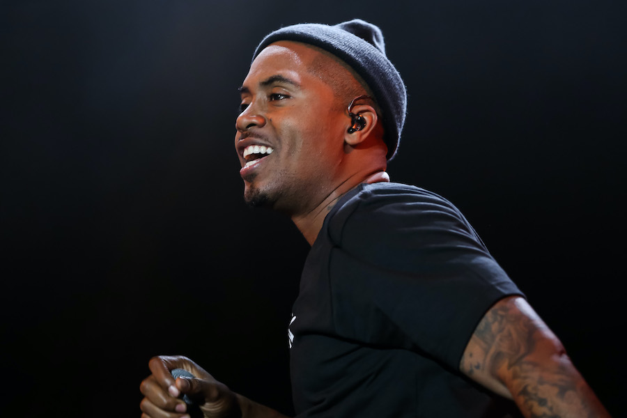 Nas performs during the Coachella valley music and arts festival at The Empire Polo Club.