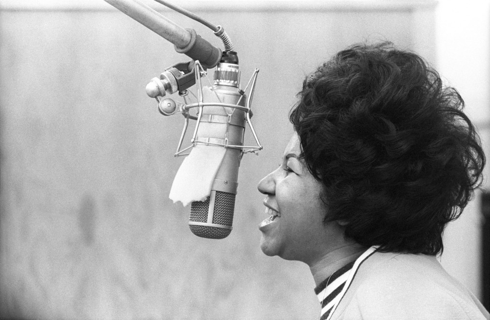 Aretha Franklin microphone
