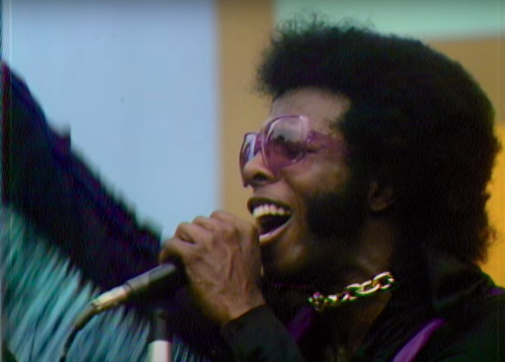 Sly Stone singing in the trailer for Summer of Soul.